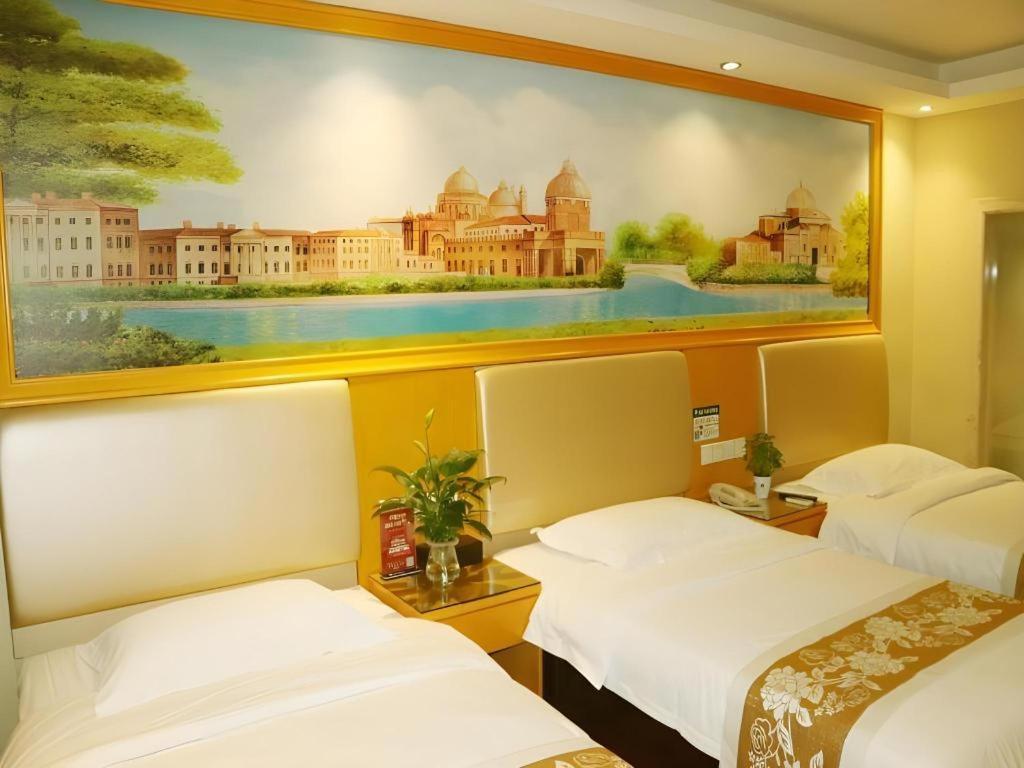 Greentree Inn Guangzhou Panyu Chimelong Happy World Business Hotel Exterior foto