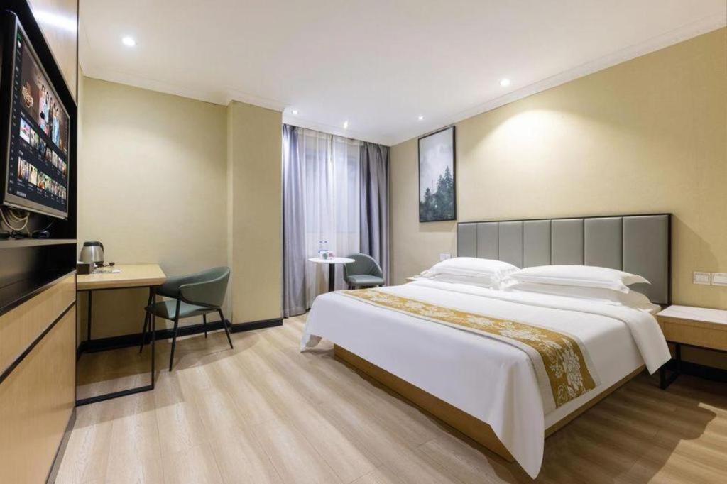 Greentree Inn Guangzhou Panyu Chimelong Happy World Business Hotel Exterior foto